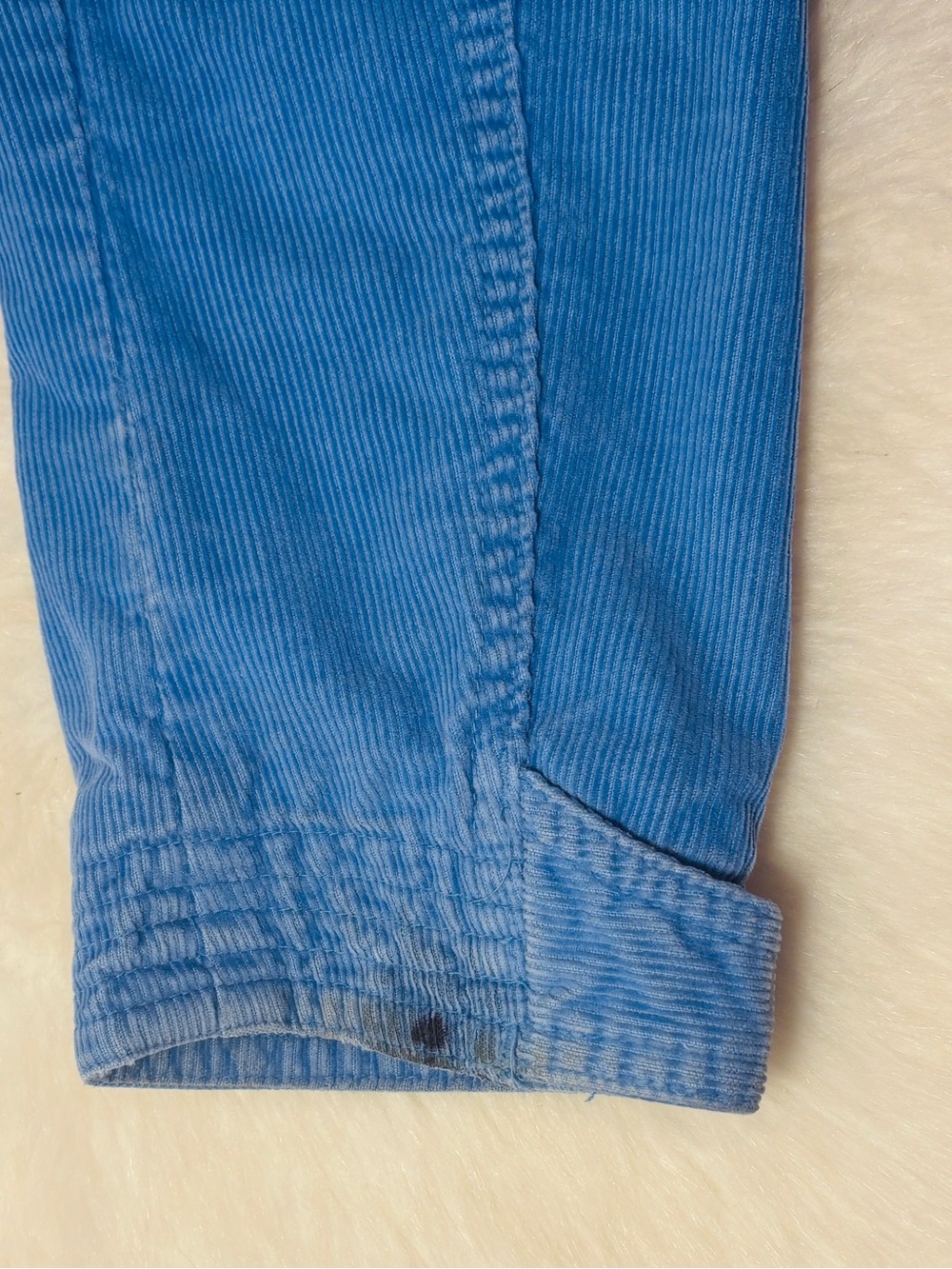 Columbia Baby Blue Corduroy Button Up XL | Oversized Gorpcore Layer - Picture 9 of 9